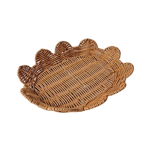 Elegante Gewebte Körbe Snacks Organisation Tablett Brotkorb Obst Display Korb Geeignet Für Küche Und Essen Geeignet Elegante Gewebte Körbe Snacks Organisation Tablett Brotkorb Obst Display Korb Geeignet Für Küche Und Essen Geeignet von KHZen