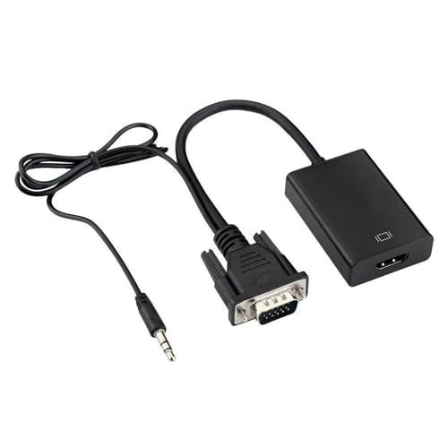 HDTV to VGA Adapter Ausgabe Computer Set Top Boxes Connector Dongle Für Laptop Monitore Projektoren 3 5 Mm Kabel von KHZen