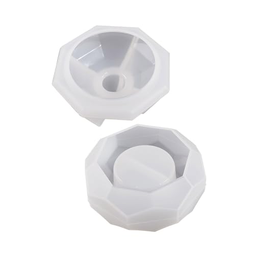 Harzguss Kerzenhalter Silikonform Hexagonaler Abschnitt Form Für Epoxidkerkerhalter Familie Tischdekor von KHZen