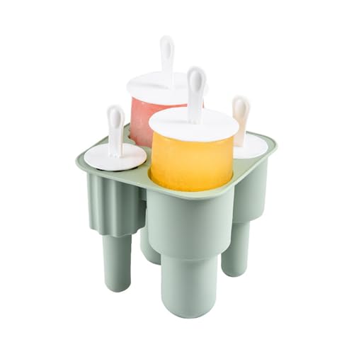 Hitzebeständige Flexible Silikon Eisform Set Für Handwerksliebhaber Kreative 4 Hohlraumbahnstiel Maker Tablett Hitzebeständige Flexible Silikon Eisform Set Für Handwerksliebhaber Kreative 4 Hohlraumbahnstiel Maker Tablett von KHZen