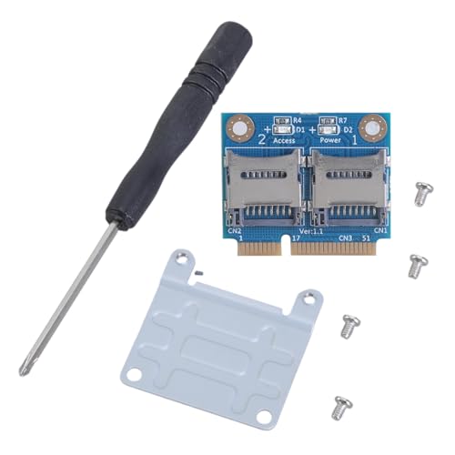 KHZen 2 MicroSDs MPCIE Speicherkartenleser 2 MicroSDS Slots Schnittstellenkarte Für MPCIE Datenübertragung Für Schnelle Geschwindigkeit von KHZen