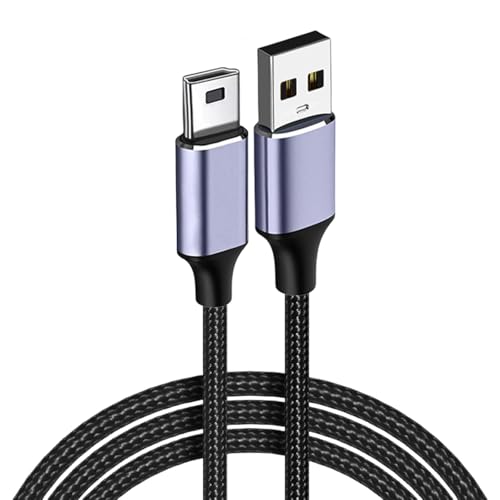 KHZen Nylon Geflochtene USB Zu T Förmige 5-Pin Ladungskabel USB2.0 Bis T Förmiges Kabeleffizient von KHZen