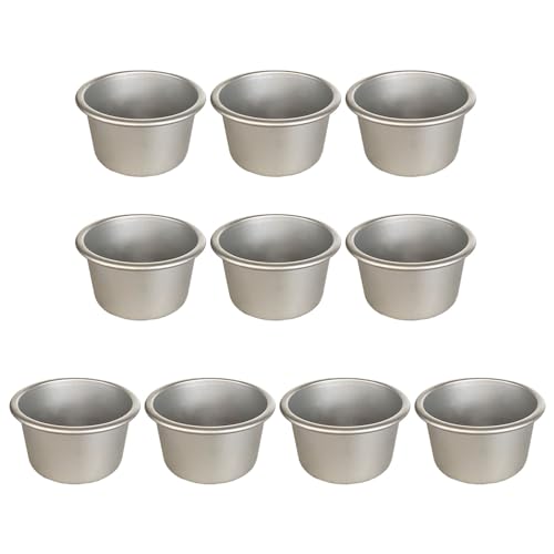 Set Von 10 Tassen Mit Nicht Stick Tassen Bequeme Aluminums Eiertorte Tasse Ofen Safe Cupcakes Formen Metall Darioles Formen Set Von 10 Tassen Mit Nicht Stick Tassen Bequeme Aluminums Eiertorte Tasse Ofen Safe Cupcakes Formen Metall Darioles Formen von KHZen