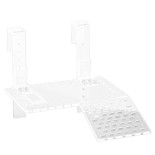 KHZen Transparente Reptilien Acryl Schildkröte Beineln Plattform Schildkröte Rastplattform Rampe Für Tanks Reptilien Fischtank Ruhe Für Schildkröten Transparente Fischtankklettern von KHZen