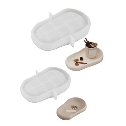 Künstlerische Large Tablett Schöpfungsformen Zartes Display Tablett Silikonform Für Schmuck Und Kleine Artikelorganisatoren Herstellt von KHZen