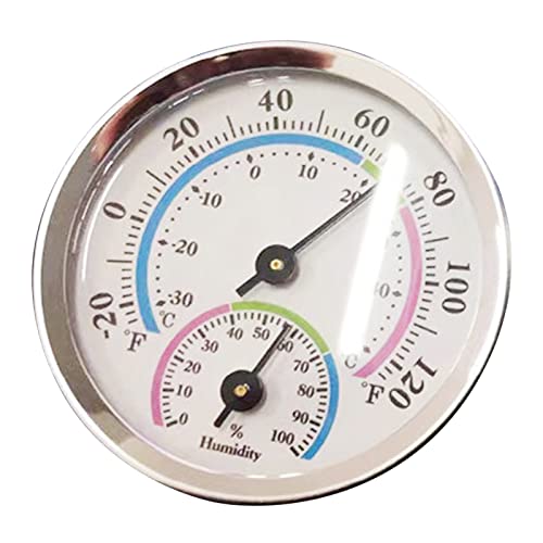 Leichtes Metall Zifferblatt Sauna Thermometer Hygrometer Innenhygro Thermometer Wetter Gold/gemischte Farben Sauna Hygrometer von KHZen