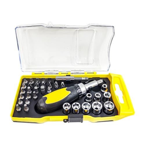 Multi Werkzeug Schraubendreher Set Ratchet Sockelschlüssel Kombination Werkzeugkasten Hardware Präzisionsschraube Bit Handwerkzeugsatz Magnetische Steckdosen von KHZen