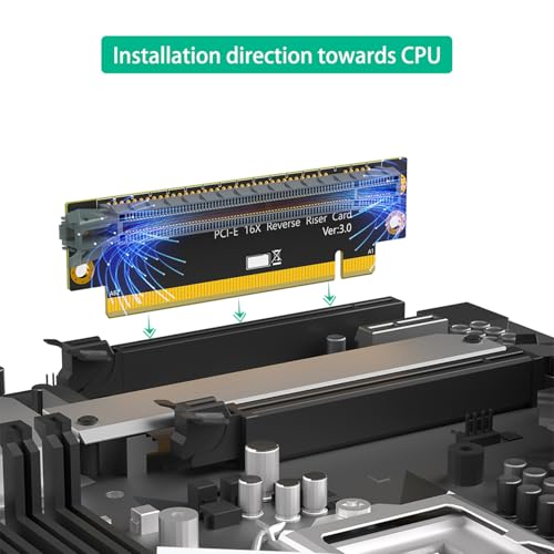 PCIE 16x Reverse Adapter Karte Für Desktop Motherboards Integration Fast Speed ​​Data Transfer von KHZen