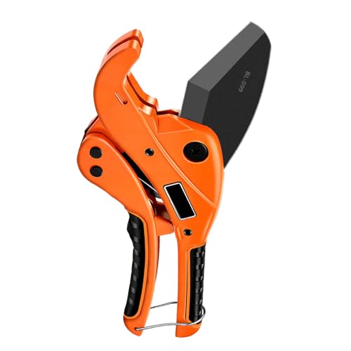 PVC Rohrschneider Hochleistungs Aluminium Ratschen Kunststoff Cutter Werkzeug Für PVC Schlauchschnitte Einfach Zu Bedienbar von KHZen