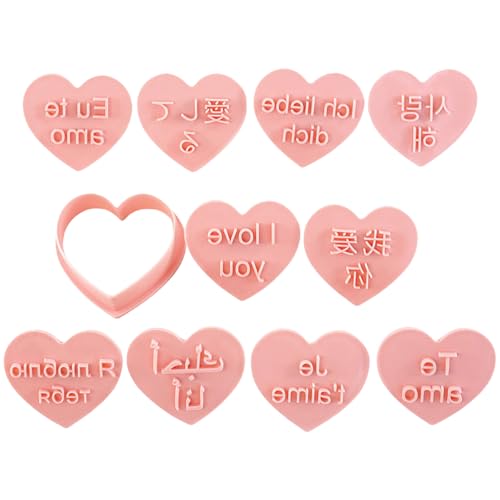 Pack Von 10 Sprache Ich Liebe Dich Keksformen Vielfältige Sprache Liebe Dich Cookie Stamp von KHZen