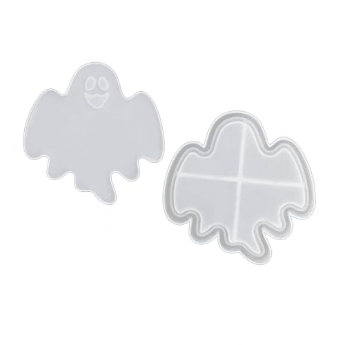 Schnellsand Tasse Matte Silikonform Weihnachts Halloween Tasse Schimmel Schädel Untersetzer Formplatten Orament Weihnachten Halloween Form von KHZen