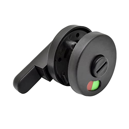 Schwarzer Indikator Bolt Vacant Engaged Badezimmer Privatsphäre WC Toilettentür Schloss Für Öffentliche Toiletten Toilette Und Badezimmer Anzeige Türschloss von KHZen