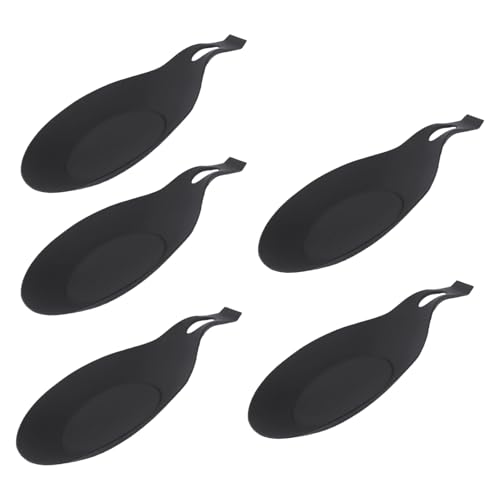 Set Von 5 Küchenutensilien REST Löffel Utensilienhalter Praktische Spatel REST Thermoplastische Elastomer Für Tisch von KHZen