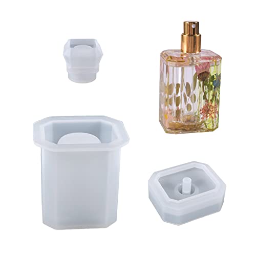 Silikonflaschenharzform Mit Deckel Epoxidharzgussform Formen Glas Harzform Schmuck Schmuckmantel Behälter Silikonflaschenharzform Mit Deckel Epoxidharzgussform Formen Glas Harzform Schmuck Schmuckmantel Behälter von KHZen