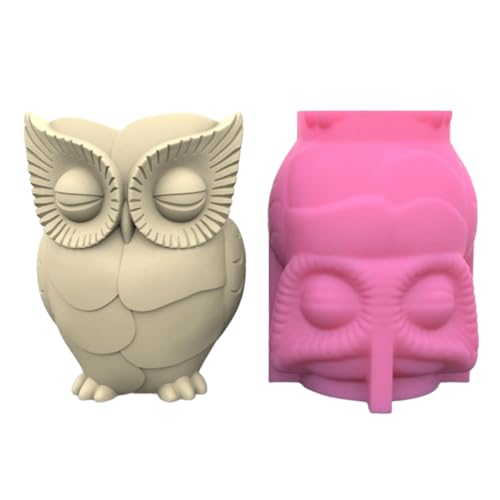 Sukkulente Pflanzer Silikonform Owl Blumentöpfe Epoxidharzform Für Kerzenhalter Stifthalter Vase Form Home Decor von KHZen