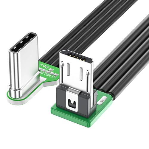 USB C Zu USB 5Pin Kabelwinkeladapter Zum Lade Und Datenkabel Silikon Flachdraht Für Telefone Tabletten Kameras Rechtswinkel Datenkabel USB C Zu USB 5Pin Kabelwinkeladapter Zum Lade Und Datenkabel Silikon Flachdraht Für Telefone Tabletten Kameras Rechtswinkel Datenkabel von KHZen
