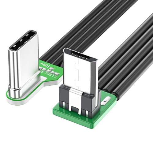 USB C Zu USB 5Pin Kabelwinkeladapter Zum Lade Und Datenkabel Silikon Flachdraht Für Telefone Tabletten Kameras Rechtswinkel Datenkabel USB C Zu USB 5Pin Kabelwinkeladapter Zum Lade Und Datenkabel Silikon Flachdraht Für Telefone Tabletten Kameras Rechtswinkel Datenkabel von KHZen