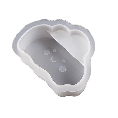 Visitenkarte Silikonform Harz Halbkreisblüten Wolken Regenbogen Hexagon Herzform Form Ornament Regenbogenform Kartenhalter Form von KHZen