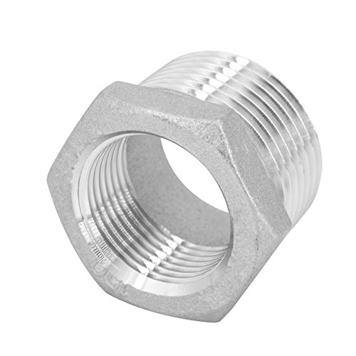 1“ x 1/2“ Reduzierstück I Edelstahl 1.4408 I Reduzierung I Fitting I Aussengewinde ISO 228-1G x Innengewinde ISO 7-1R I MF von RIAT