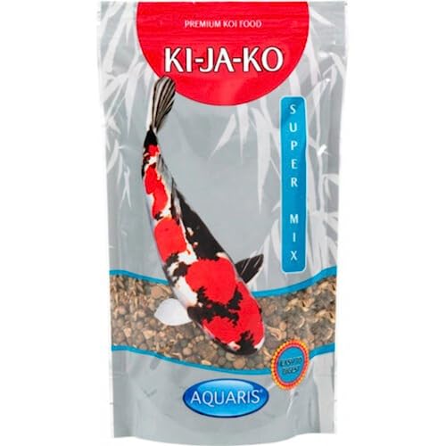 KI-JA-KO Super Mix Wellness-Koifutter in Premiumqualität 500g / 6mm - Carotinoiden und Vitamin E, für EIN Starkes Immunsystem und eine optimale Vitalität von KI-JA-KO