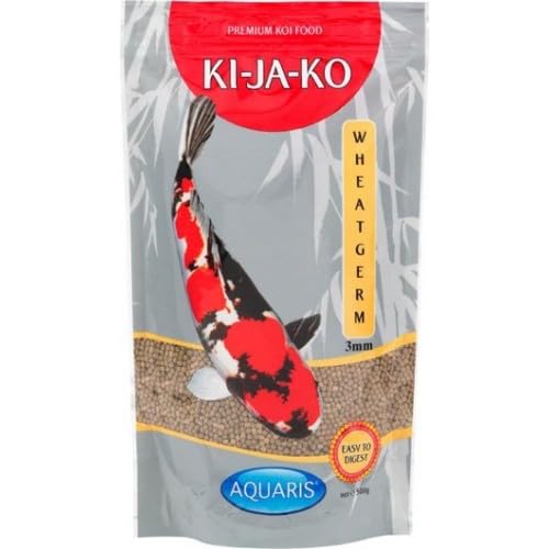 KI-JA-KO Wheatgerm spezielles Premiumfutter für Kois 3 kg / 3 mm - hoher Gehalt an Weizenkeimen, für die Fütterung im Frühling und im Herbst von KI-JA-KO