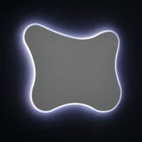 Kiamami Valentina - 100X75 Spiegel Mit Umkehrbarem, Hintergrundbeleuchtetem Led-Rahmen von KIAMAMI VALENTINA