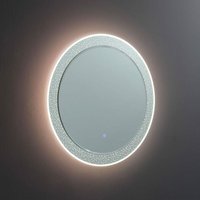 80 Cm Runder Spiegel Mit Integrierter Led-Beleuchtung von KIAMAMI VALENTINA