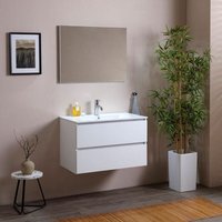 Badmöbelset 80 Cm Keramikwaschplatz von KIAMAMI VALENTINA