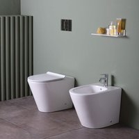 Bidet Und Wc, Bodenstehend, Modern Und Elegant Blues von KIAMAMI VALENTINA