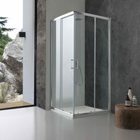 Duschkabine 80X80 Mit Klarglas Und Schiebetüren Giada von KIAMAMI VALENTINA