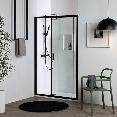 Duschtür für Nische 120 cm, mattschwarz | City Duschtür für Nische 120 cm, mattschwarz | City von KIAMAMI VALENTINA
