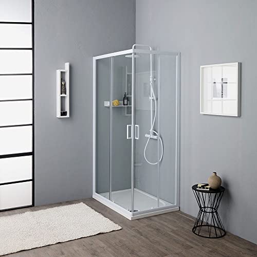 KIAMAMI VALENTINA Duschabtrennung 70x100 4 mm klar beidseitig verschiebbares Glas | Venere von KIAMAMI VALENTINA