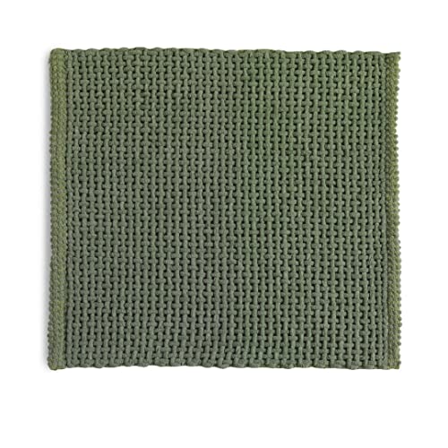KIAMAMI VALENTINA Grüner 50x50 Badezimmerteppich mit rutschfestem Rücken Frangipani KIAMAMI VALENTINA Grüner 50x50 Badezimmerteppich mit rutschfestem Rücken Frangipani von KIAMAMI VALENTINA
