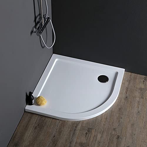 KIAMAMI VALENTINA - Piatto Doccia Semicircolare 90x90 cm | Acrilico e ABS Bianco | Resistente ad Urti e Graffi | Spessore Sottile | Installazione Reversibile KIAMAMI VALENTINA - Piatto Doccia Semicircolare 90x90 cm | Acrilico e ABS Bianco | Resistente ad Urti e Graffi | Spessore Sottile | Installazione Reversibile von KIAMAMI VALENTINA