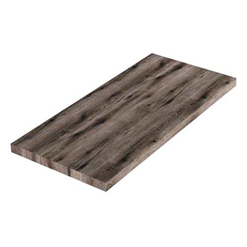 KIAMAMI VALENTINA Regal 100cm für Aufsatzwaschbecken in Holzoptik Eiche dunkel von KIAMAMI VALENTINA