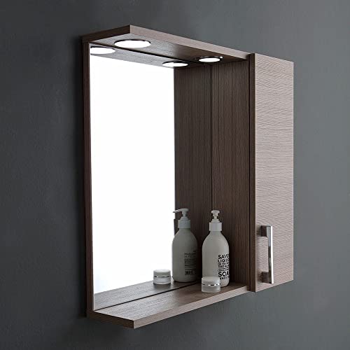 KIAMAMI VALENTINA Spiegel mit rechte Seitenschrank in Holzoptik Rauch Eiche KIAMAMI VALENTINA Spiegel mit rechte Seitenschrank in Holzoptik Rauch Eiche von KIAMAMI VALENTINA