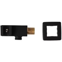 Kiamami Valentina - Eckiger Handbrause-Halter Mit Wasseranschluss In Schwarz Matt Kiamami Valentina - Eckiger Handbrause-Halter Mit Wasseranschluss In Schwarz Matt von KIAMAMI VALENTINA