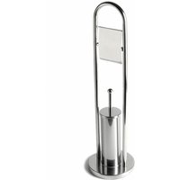 Kiamami Valentina - Stand-Wc-Bürstengarnitur Und Papierrollenhalter – Runde Standfläche Kiamami Valentina - Stand-Wc-Bürstengarnitur Und Papierrollenhalter – Runde Standfläche von KIAMAMI VALENTINA