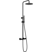 Kiamami Valentina - Mattschwarzes Duschsystem, Thermostat, Kopfbrause, Handbrause Für Aufputz Kiamami Valentina - Mattschwarzes Duschsystem, Thermostat, Kopfbrause, Handbrause Für Aufputz von KIAMAMI VALENTINA