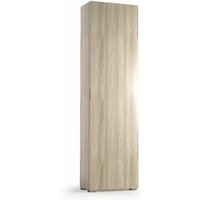 Kiamami Valentina - Mehrzweck-Säule h 182Cm 1 Tür Ulme Holzoptik von KIAMAMI VALENTINA
