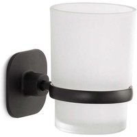 Kiamami Valentina - Schwarzer Edelstahl Und Glas Zahnputzbecher Timo Kiamami Valentina - Schwarzer Edelstahl Und Glas Zahnputzbecher Timo von KIAMAMI VALENTINA