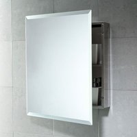 Stauraum Mit Spiegel Für Das Badezimmer Aus Edelstahl von KIAMAMI VALENTINA