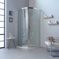 Kiamami Valentina - 90X90x195cm Runddusche Mit Aluminiumrahmen Und Klarglas 6Mm Fly Kiamami Valentina - 90X90x195cm Runddusche Mit Aluminiumrahmen Und Klarglas 6Mm Fly von KIAMAMI VALENTINA
