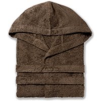 Kiamami Valentina - Unisex Brauner Kakao-Frottier-Bademantel Teddy von KIAMAMI VALENTINA