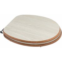 Kiamami Valentina - Universal-Toilettensitz Aus Holz Farbe Eiche Grau von KIAMAMI VALENTINA