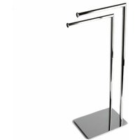 Kiamami Valentina - Verchromter Eleganter Handtuchständer Mit Rechteckiger Basis von KIAMAMI VALENTINA