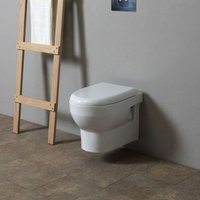 Wand-Wc Ohne Spülrand Weiss Glänzend Tuckett von KIAMAMI VALENTINA