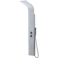 Kiamami Valentina - Weisses Aluminium Duschpanel Mit Kopfdusche Und Hydromassage Kiamami Valentina - Weisses Aluminium Duschpanel Mit Kopfdusche Und Hydromassage von KIAMAMI VALENTINA