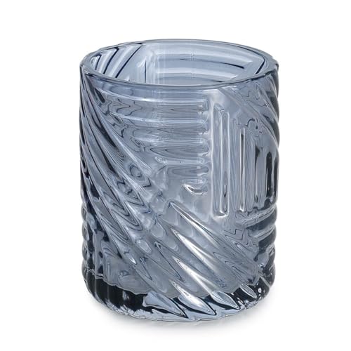 Zahnbürstenbecher aus blauem Glas | Fiordaliso von KIAMAMI VALENTINA