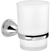 Kiamami Valentina - Zahnbürstenbecher Aus Edelstahl Und Glas Gemma von KIAMAMI VALENTINA